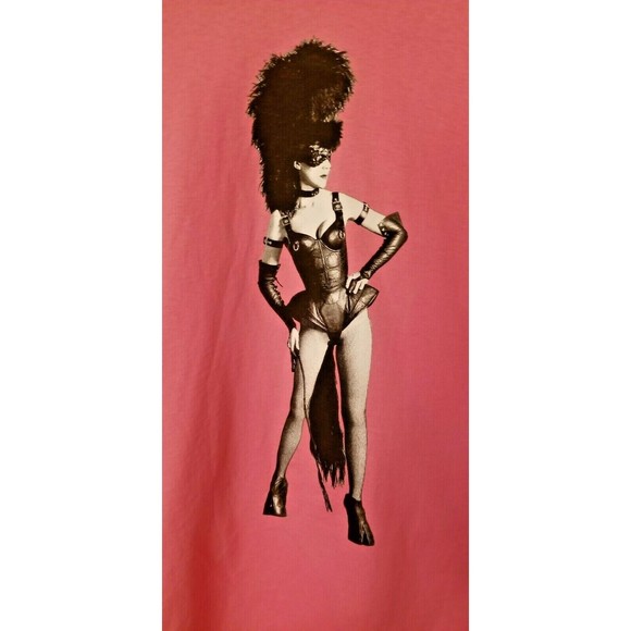 Dominatrix Punk Susan Bartsch New York Nightlife Icon T-Shirt Pink Size Medium - Picture 2 of 6